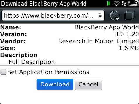 Blackberry free apps offer